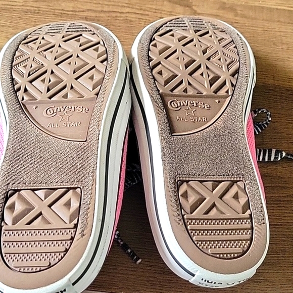 Converse Big Kids Pink All Star Sneakers Size 3 - Picture 6 of 8